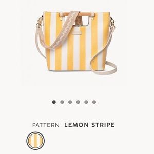 Spartina yellow stripe purse